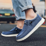 Load image into Gallery viewer, Large Size Outdoor Men&#39;s Casual Denim Canvas Shoes Vulcanize Shoes Fashion Luxury Style Designer Breathable Men Sneakers Loafers  Amaijoin
