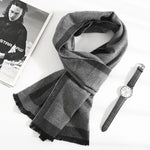 Load image into Gallery viewer, 2023 Fashion 180*35cm Scarves Man Autumn Winter Thick Warm Cashmere Business Long Wraps Boy Classic Shawl Free Shipping muffler  Amaijoin
