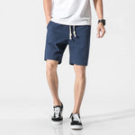 Load image into Gallery viewer, Shorts Men Cotton Linen Casual Shorts Mens Sweat Pants Summer Breathable Comfortable Drawstring Soft Shorts Men Streetwear Pants  Amaijoin
