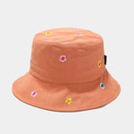 Load image into Gallery viewer, LDSLYJR Cotton Flower Embroidery Bucket Hat Fisherman Hat Outdoor Travel Hat Sun Cap Hats for Men and Women 250  Amaijoin
