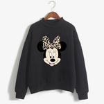 Load image into Gallery viewer, Sweatshirts Turtleneck Minnie Kawaii Cartoon  Anime Sweatshirt Disney Mickey Mouse Hoodie Clothes Girl Boy Top Hoodies  Amaijoin
