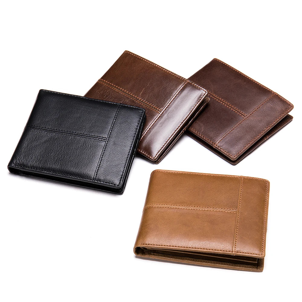 WESTAL Genuine Leather Wallet with Coin Purse RFID Wallet for Men Cardholder Money Bags  Amaijoin