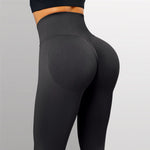 Load image into Gallery viewer, 2023 Seamless Knitted Fitness GYM Pants Women&#39;s High Waist and Hips Tight Peach Buttocks High Waist Nude Yoga Pants  Amaijoin
