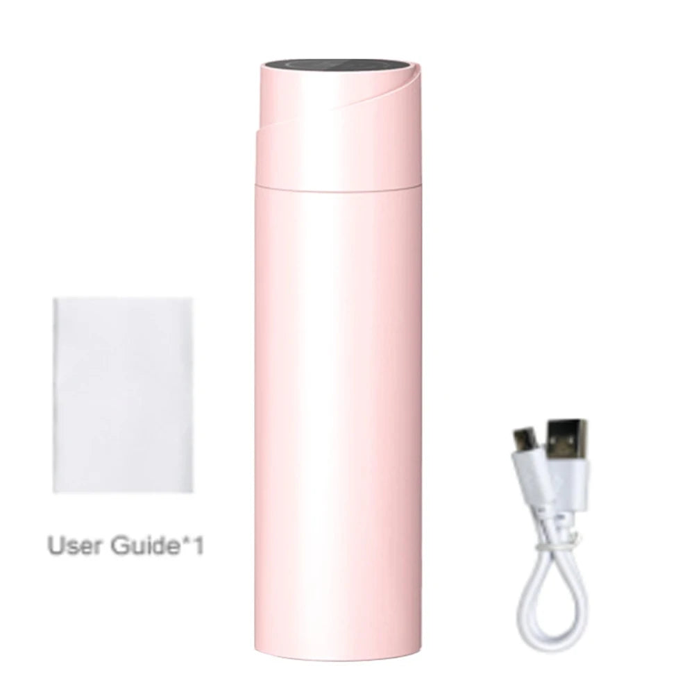 420ML UVC Thermal Bottle Light Sterilizing Double Insulated Stainless Steel Thermal Cup LCD Temp Display Sport Smart Water Mug  Amaijoin