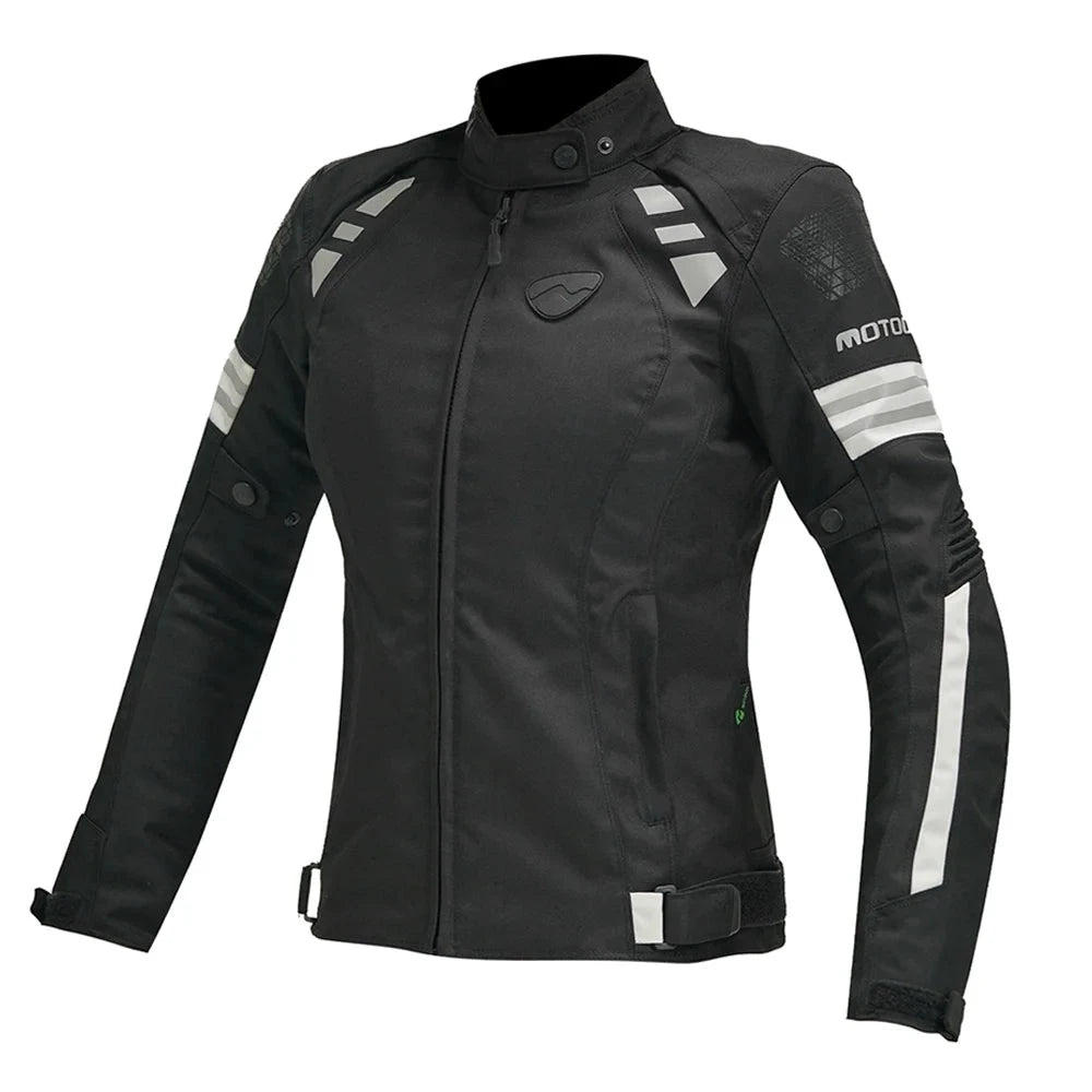 Motorcycle Jacket Women Four Seasons Motorcycle Racing Jacket CE Certification Protection Riding Clothing Removable Lining  Amaijoin