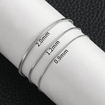 Load image into Gallery viewer, Simple MEN Stainless Steel Square Snake Bone Chain Bracelet Hip-Hop Jewelry Trendy Party Accessories Bracelet For Women  Amaijoin
