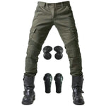 Load image into Gallery viewer, 2024 New Motorcycle Black Men Jeans Upgrade Extension Protector Detachable Racing Road Rider Four Seasons Casual Fashion Pants  Amaijoin
