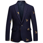 Load image into Gallery viewer, 2023 Fashion New Men&#39;s Casual Boutique Business Holiday Flower Suit / Male Slim Floral Blazer Jacket Coat  Amaijoin
