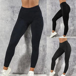 Load image into Gallery viewer, Sportswear Woman Gym Leggings Pocketed Yoga Pants Fitness Running Pants Stretchy Sportswear Plus Size Sports Gym Pant for Women  Amaijoin
