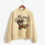 Load image into Gallery viewer, Sweatshirts Turtleneck Minnie Kawaii Cartoon  Anime Sweatshirt Disney Mickey Mouse Hoodie Clothes Girl Boy Top Hoodies  Amaijoin
