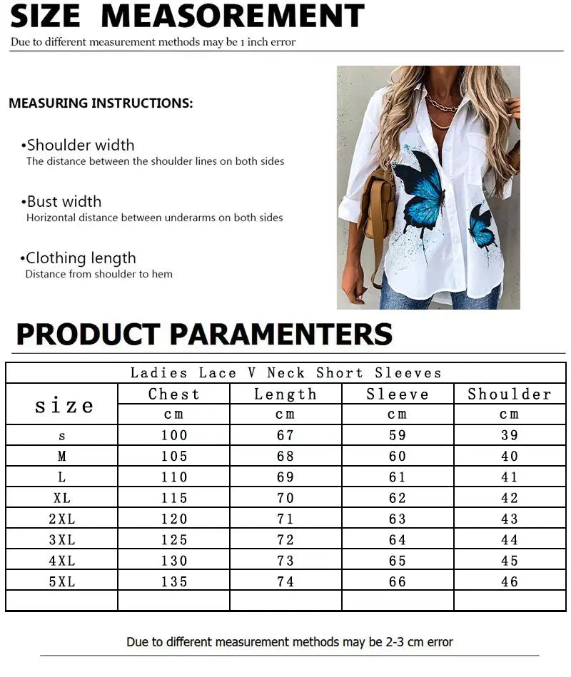 Autumn Women's Shirt Polo Collar Long Sleeve T-shirt Fashion Print Top Fashion Party Trend Women's Shirt Button Casual T-shirt  Amaijoin