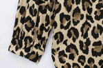 Load image into Gallery viewer, TRAF-Long Sleeve Leopard Shirts for Women, Button-up Blouses, Animal Print, Chic Tops, Female Fashion  Amaijoin
