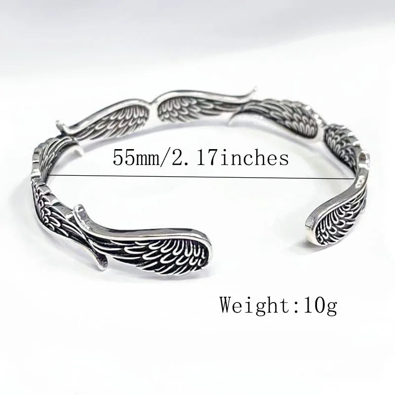 Vintage Feather Angel Wings Fashion Personalized Adjustable Bracelet  Amaijoin