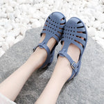 Load image into Gallery viewer, Women&#39;s Summer Fashion PVC Hollow Out Flat Casual Beach Sandals  Amaijoin
