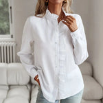 Load image into Gallery viewer, Fashion New Women Elegant Office Shirt,Long Sleeve Top Causal Comfort Simple Shirt,Shirts &amp; Blouses,Tops For Women,Women Clothes  Amaijoin
