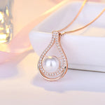 Load image into Gallery viewer, 925 Sterling Silver Moon Necklace Pendant Zircon For Women Fashion Exquisite Student Girlfriend Jewelry Accessories Heart Gift  Amaijoin
