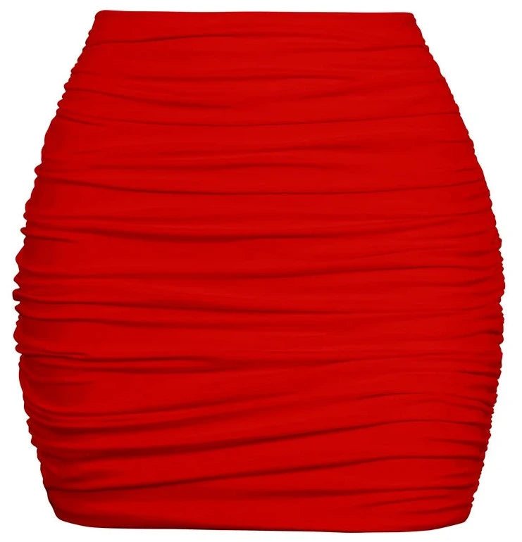 High elasticity Double layer skirts Pleated skirt girl sexy girls mini skirt  Amaijoin