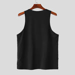 Load image into Gallery viewer, INCERUN Men Tank Tops Sequins Sparkling O-neck Sleeveless Casual Male Vests Streetwear 2024 Summer Fashion Party Men Clothing  Amaijoin
