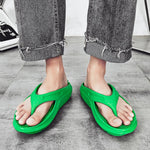 Load image into Gallery viewer, 2023 New Summer Platform Flip Flops Men Outdoor Beach Designer Thick Bottom Slippers Men Cushion Claquette Homme Chanclas Hombre  Amaijoin
