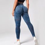 Load image into Gallery viewer, 2023 Women Leggings Washing Yoga pants Bubble Butt Push Up Fitness Legging High Waist Scrunch Tight Mujer Gym Seamless Legging  Amaijoin
