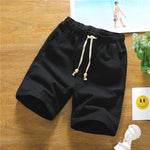 Load image into Gallery viewer, Summer Capris Cotton Hemp Shorts Men&#39;s Thin Casual Loose Large Shorts  Amaijoin
