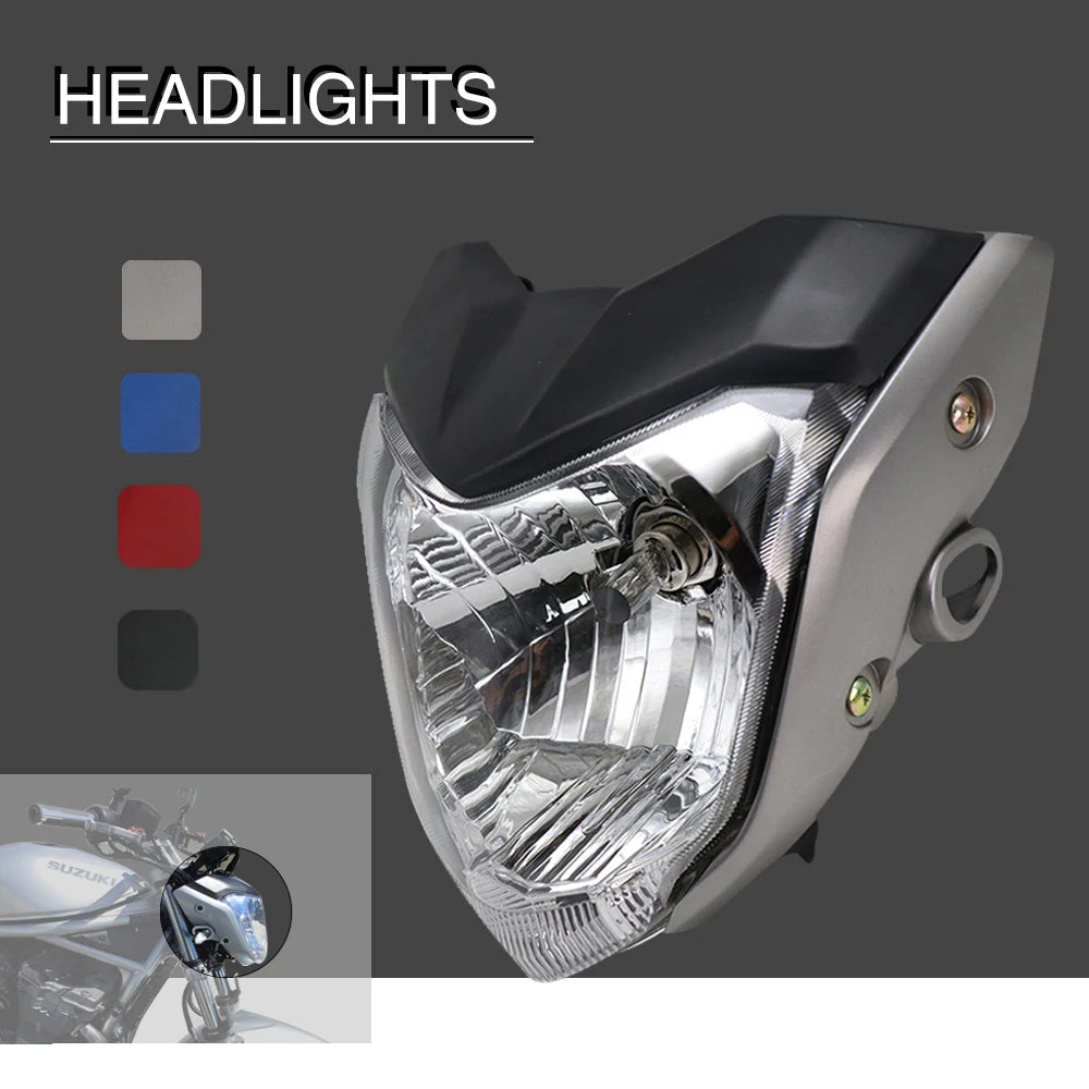 Alconstar Head lamp Light Motorcycle front Headlight Head light With Bulb Bracket Assembly For Yamaha FZ16 FZ-16 YS150 FZER150  Amaijoin