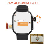 Load image into Gallery viewer, 4GB+128GB S9 Ultra Android Smart Watch 4G CDS9 800W Camera 2.2 Inch Amoled 448*528 Amoled GPS WIFI Google Play Store Smartwatch  Amaijoin
