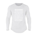 Load image into Gallery viewer, Men&#39;s Running Sport Long Sleeve Cotton T-Shirt Gym Fitness Training Bodybuilding Shirt Slim Fit Breathable Fashion Print Tops  Amaijoin
