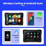 Load image into Gallery viewer, Forefeel Motorcycle Carplay WaterProof 5 inch WiFi Wireless Android-Auto DVR Monitor Dash Camera GPS Navigation TPMS Bluetooth  Amaijoin
