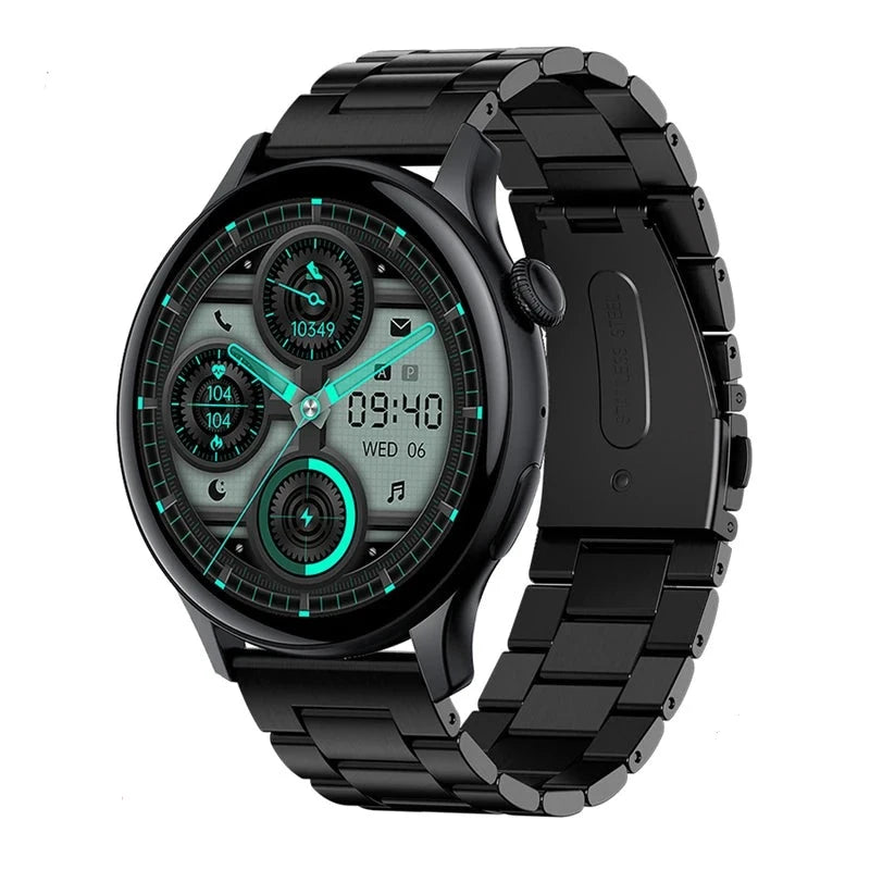 Smart Watch Bear 1.43 AMOLED HD Chamadas por Bluetooth  Amaijoin