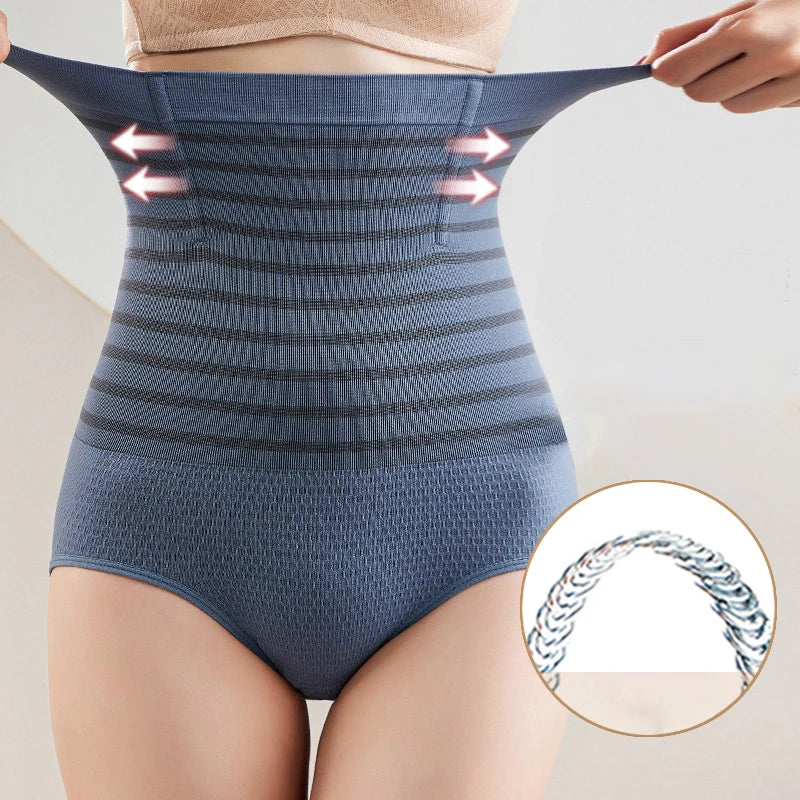 Belly Band Abdominal Compression Corset High Waist Shaping Panty Breathable Body Shaper Butt Lifter Keep Warm Panties 2024  Amaijoin