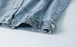 Load image into Gallery viewer, Casaco em Algodão Jeans Lapel  Amaijoin
