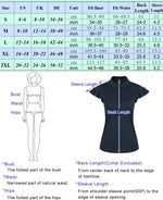 Load image into Gallery viewer, JS Women Lapel Collar Sports Shirt Flutter Sleeve Button Up Neck Sports Golf Wear Tops Short Sleeve Quick Drying T Shirt A20  Amaijoin
