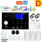 Load image into Gallery viewer, Tuya Smart Home Wifi GSM Burglar Alarm System APP Control 433MHz Wireless Door Water Sensor PIR Motion Carbon Monoxide Detector  Amaijoin
