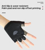 Load image into Gallery viewer, Cycling Half-finger Gloves Breathable Non-slip Fingerless Sport Gloves Bicycle Gloves Unisex Tactical Gloves Cycling Equipment  Amaijoin
