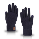 Load image into Gallery viewer, 2023 new men&#39;s warm gloves winter touch screen plus fleece gloves cold warm wool knitted gloves  Amaijoin
