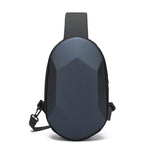 Load image into Gallery viewer, anti-theft men chest bag new fashion usb chest bag with earphone jack small shoulder bag man waterproof sports mobile phone bag  Amaijoin
