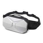 Load image into Gallery viewer, OZUKO Hard Shell Men Waist Bag Fashion Chest Bags Outdoor Sports Belt Bag for Teenager Waterproof USB Charging Male Shoulder Bag  Amaijoin
