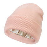 Load image into Gallery viewer, Winter Hat For Women Silk Satin Lined Beanies Chunky Caps Men Warm Fashion Women Bonnet Skullies Caps Male Female Balaclava Hats  Amaijoin
