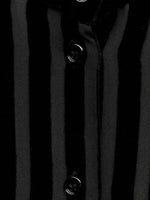 Load image into Gallery viewer, TRAF Women Black Oversize Shirt 2024 Striped Velvet Shirts Woman Long Sleeve Shirts and Blouses Female Semi Sheer Women&#39;s Shirts  Amaijoin
