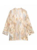 Load image into Gallery viewer, Tangada Women 2023 Tie Dyed Loose Shirts Long Sleeve Female Casual Tops 3H525  Amaijoin
