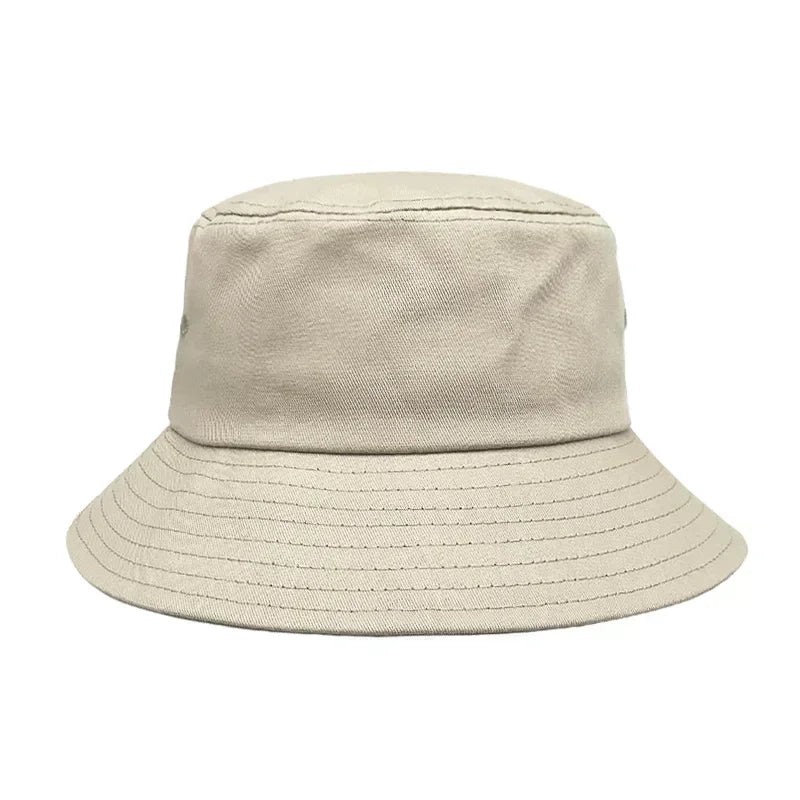 Big Head Man Large Size Bucket Hats Boy 60-63cm Plus Size Summer Fisherman Cap Women‘s 54-57cm Pure Cotton Panama UPF50+ Sun Hat  Amaijoin