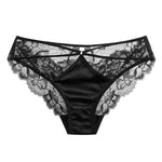 Load image into Gallery viewer, BirdTree 93%Mulberry Silk Sexy Briefs, Women&#39;s Low-Waisted Hollow Out, French Lace Erotic Underwear, 2024 Summer New P43270QC  Amaijoin
