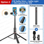 Load image into Gallery viewer, Selfie Stick with Wireless Bluetooth Remote, Portable 72 Inch Aluminum Alloy Selfie Stick Phone Tripod for iOS Android Cellphone  Amaijoin
