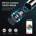 Load image into Gallery viewer, Ear Cleaner with camera Set Ear Sticks Otoscope USB C Charging Endoscope Wax Removal Tool Earpick MIni Camera Ear Cleaning Set  Amaijoin
