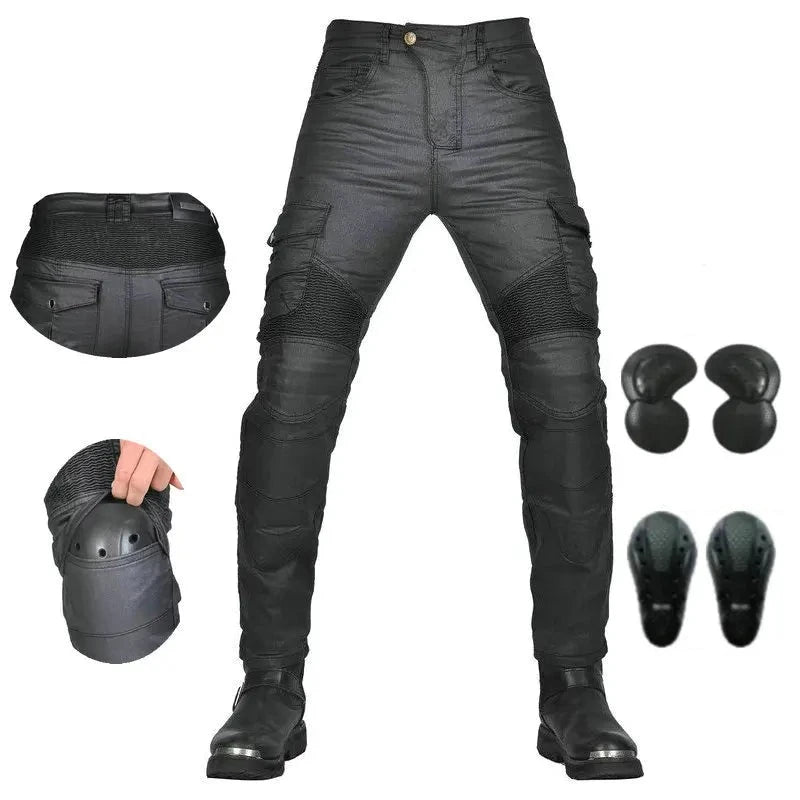 Volero Motorcycle Riding Protection Pants Motocross Pain-Coat Hard Surface Protective Jeans Knight Windproof Casual Trousers  Amaijoin