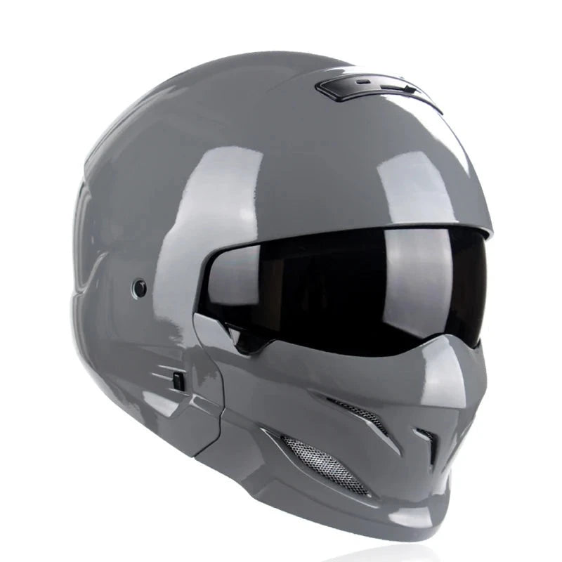 2022 Scorpion Helmet Detachable Multi-purpose Combination Helmet Motorcycle Locomotive Personality Half Predator Helmet  Amaijoin