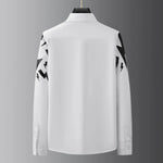 Load image into Gallery viewer, 2024 Spring Lightning Printed Men&#39;s Shirt Slim Long Sleeve Casual Shirt Fashion Business Formal Dress Shirt Banquet Party Blouse  Amaijoin
