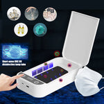 Load image into Gallery viewer, Disinfection Box UV 10w Multifunctional Mobile Phone Wireless Charger Disinfection Box Fully Sealed White Cleaning Box  Amaijoin
