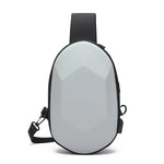 Load image into Gallery viewer, anti-theft men chest bag new fashion usb chest bag with earphone jack small shoulder bag man waterproof sports mobile phone bag  Amaijoin
